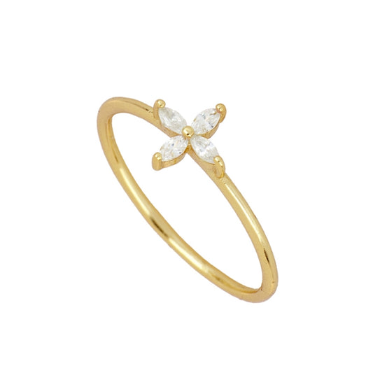 Anillo mini flor