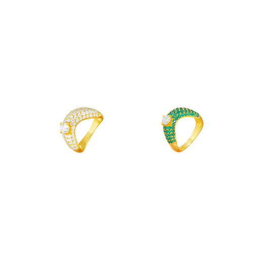 Anillo onda multi circonitas