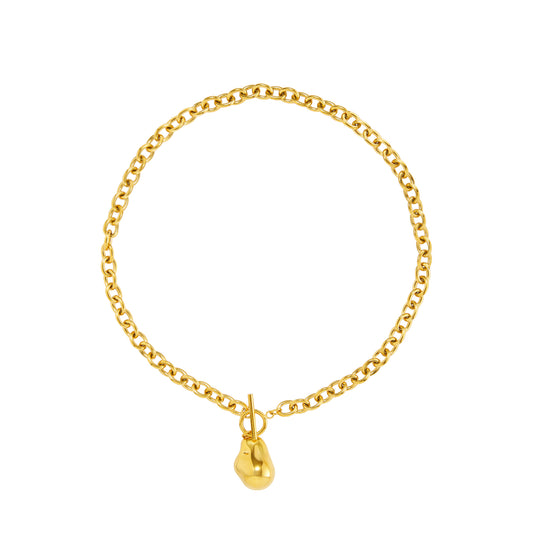 Collar eslabón acero Abba