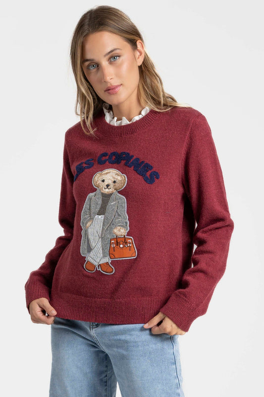 Jersey oso  granate