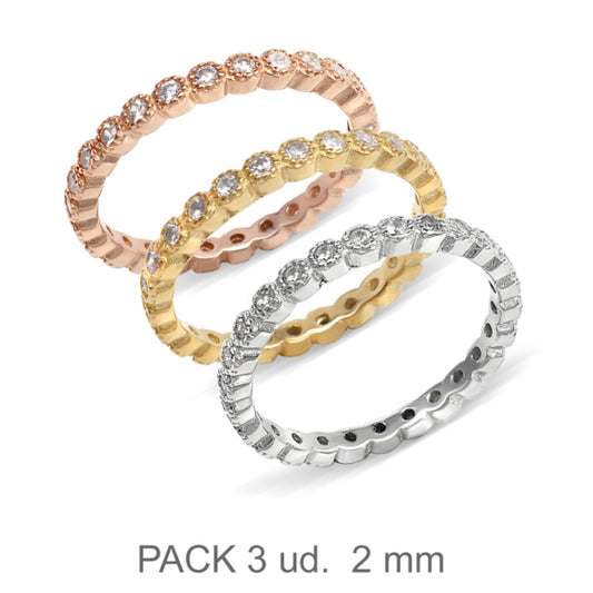 Pack 3 anillos