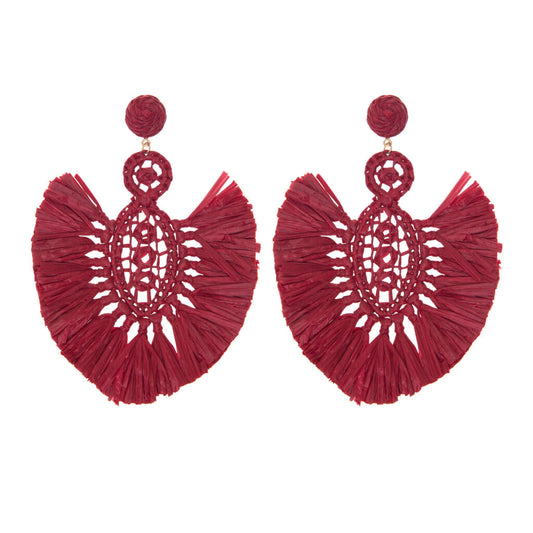 Pendientes Triana Rojo