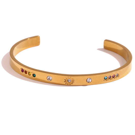 Pulsera sol circonitas